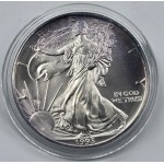 USA 1993 American Eagle Liberty 1 Oz Silver Dollar coin WORLD COINS