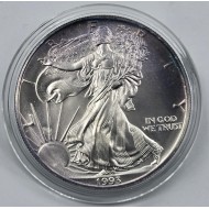 USA 1993 American Eagle Liberty 1 Oz Silver Dollar coin