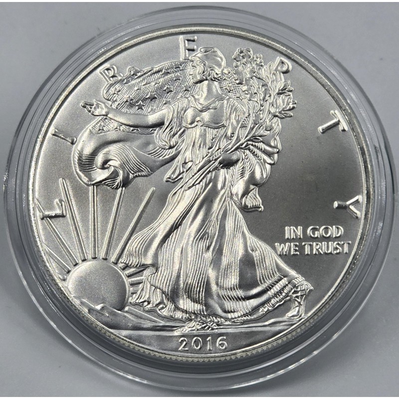 USA 2016 American Eagle Liberty 1 Oz Silver Dollar coin WORLD COINS