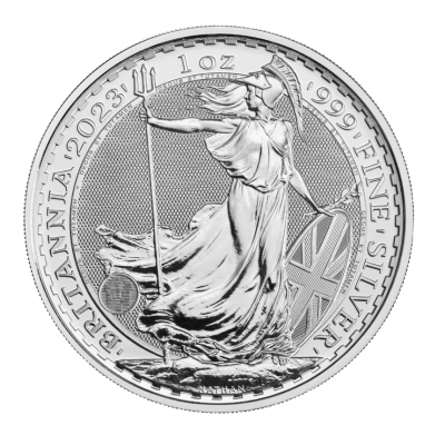 Britannia 1 oz Queen Elizabeth II Silver 999 Bullion Coin 