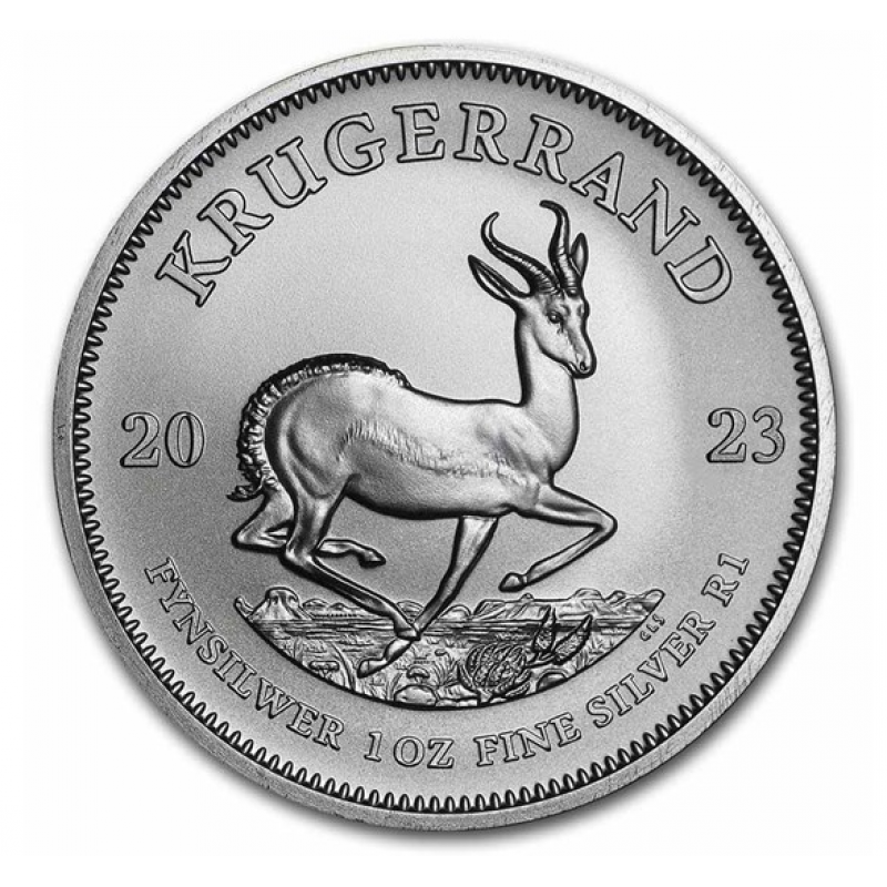 South Africa 2023 Krugerrand 1 oz Silver 999 Bullion Coin