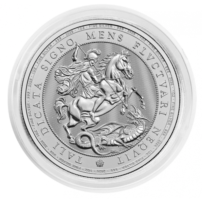 Great Britain 2026 St George and the Dragon 1 oz Silver 999 Coin  GOLD AND SILVER BULLION