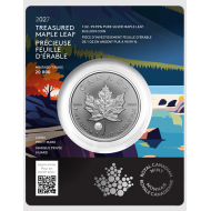 Treasured Silver Maple Leaf 1 oz 2027 Loon Privy Silver 999 Coin 