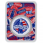 USA 2026 Coca Cola Colorized Americana 1 oz 999 coin GOLD AND SILVER BULLION