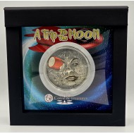 TRIP TO THE MOON 120th Anniversary 2 Oz Silver Coin Palau 2022