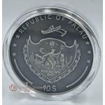 TRIP TO THE MOON 120th Anniversary 2 Oz Silver Coin Palau 2022 GOLD AND SILVER BULLION