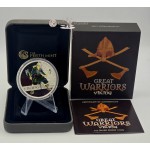 VIKING Norseman Great Warrior Silver Coin Tuvalu 2010 GOLD AND SILVER BULLION