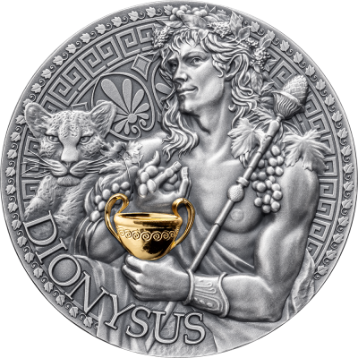 Dionysus Greek Mythology 1 Oz Silver Coin Cameroon 2024