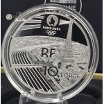 France 2024 Silver Proof coin Paris Olympics Notre Dame WORLD COINS