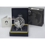 France 2024 Silver Proof coin Paris Olympic Torch Relay WORLD COINS