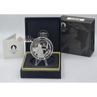 France 2024 Silver Proof coin Paris Olympic Torch Relay
