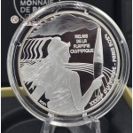 France 2024 Silver Proof coin Paris Olympic Torch Relay WORLD COINS