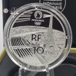 France 2024 Silver Proof coin Paris Olympic sports Fencing WORLD COINS