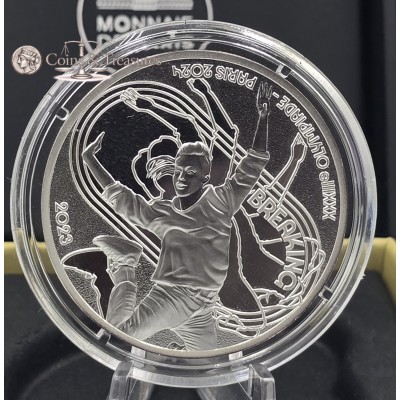 France 2024 Silver Proof coin Paris Olympic sports Breaking