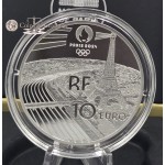 France 2024 Silver Proof coin Paris Olympic sports Show jumping WORLD COINS