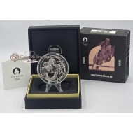 France 2024 Silver Proof coin Paris Olympic sports Show jumping