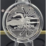 France 2024 Silver Proof coin Paris Olympic sports Natation WORLD COINS