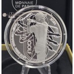 France 2024 Silver Proof coin Paris Olympic sports golf WORLD COINS
