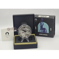 France 2024 Silver Proof coin Paris Olympic sports basketball