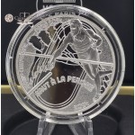 France 2024 Silver Proof coin Paris Olympic sports Pole vault WORLD COINS