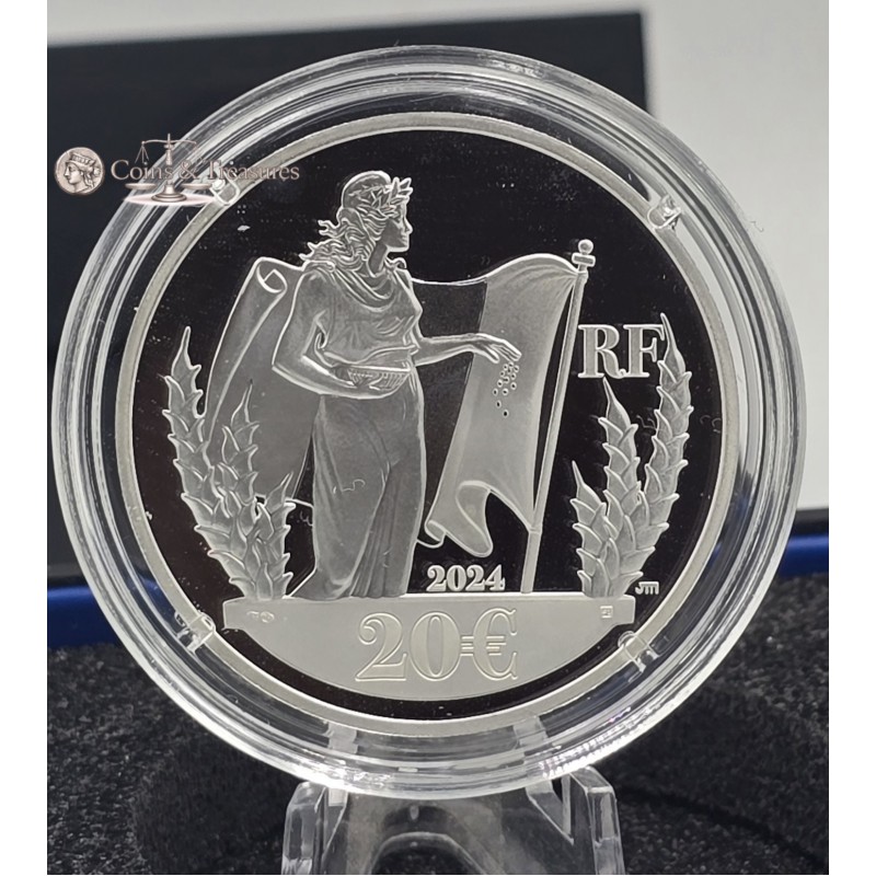 France 2024 Silver Proof 1oz 999 coin Lady Liberty WORLD COINS