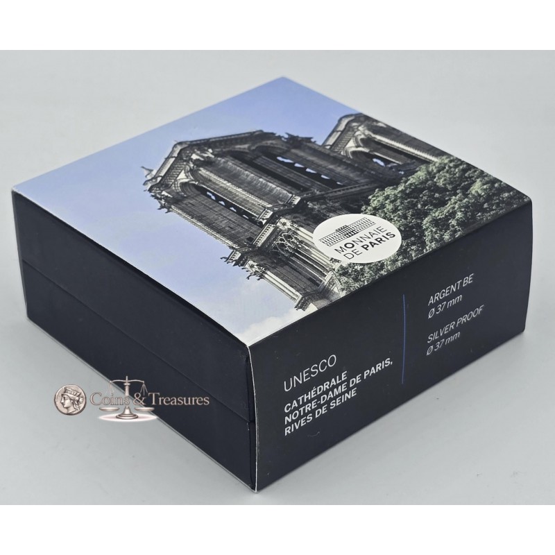 France 2025 Silver Proof coin Unesco Notre Dame 999 WORLD COINS