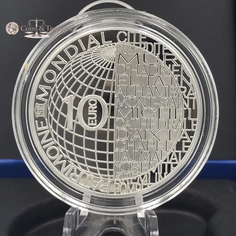 France 2025 Silver Proof coin Unesco Notre Dame 999 WORLD COINS