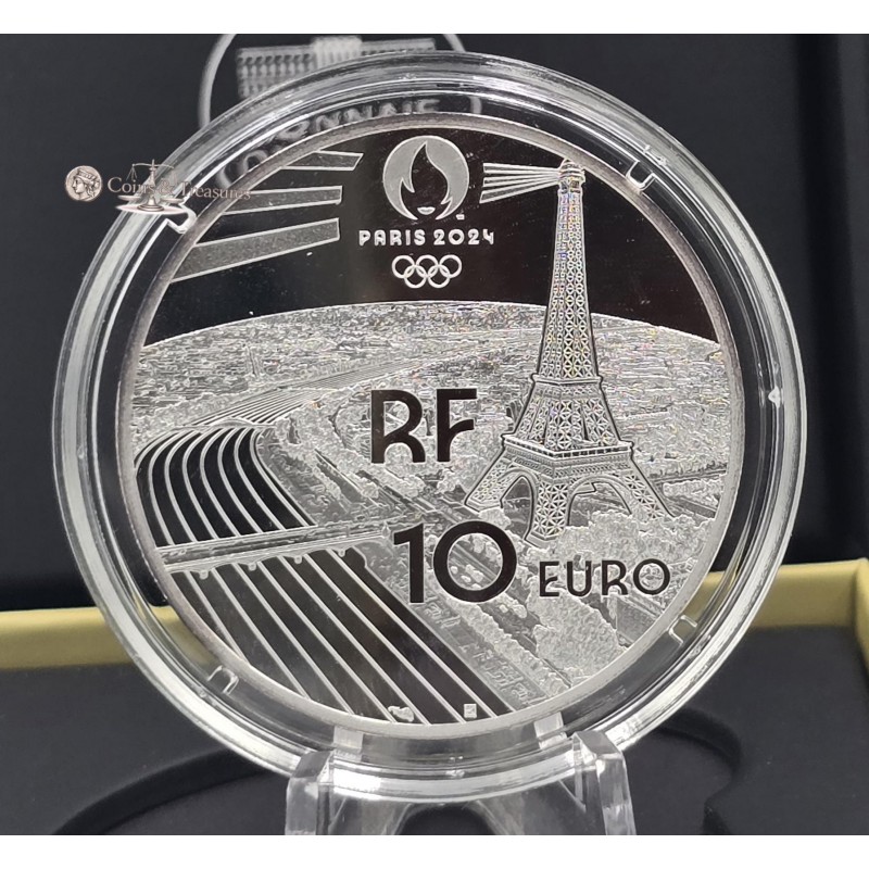 France 2024 Silver Proof coin Paris Olympics Opera Garnier WORLD COINS