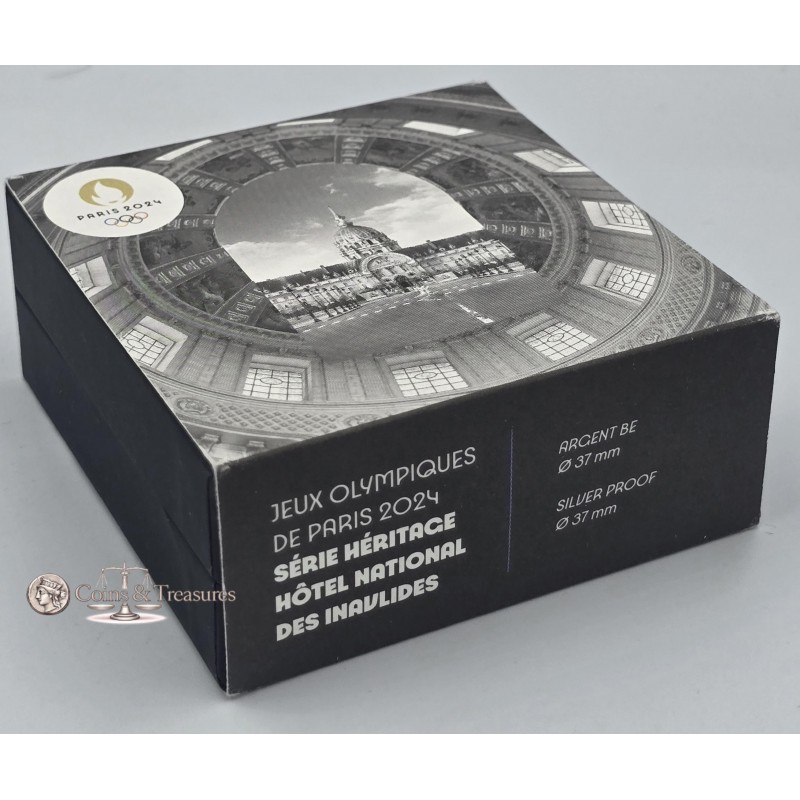 France 2024 Silver Proof coin Paris Olympics Opera Garnier WORLD COINS