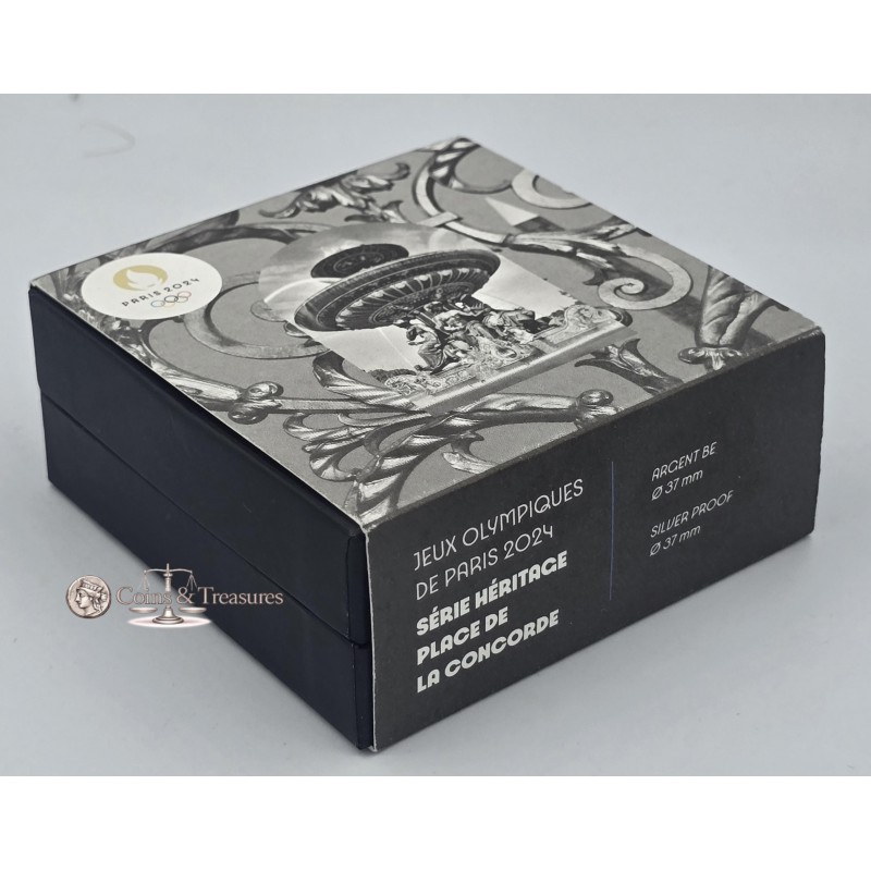 France 2022 Silver Proof coin 999 Place de la Concorde WORLD COINS