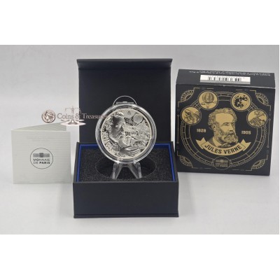 France 2025 Jules Verne The Art of The Pen 1 oz 999 Silver Coin