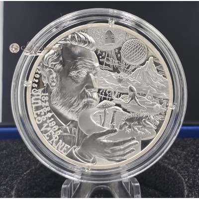 France 2025 Jules Verne The Art of The Pen 1 oz 999 Silver Coin