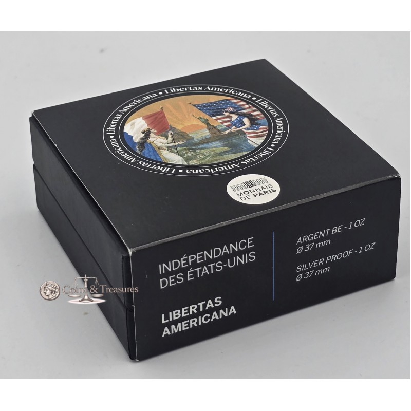 France 2023 Silver Proof 1 oz 999 coin American liberty WORLD COINS