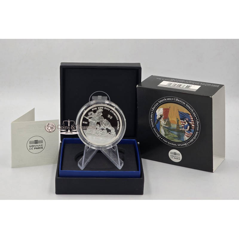 France 2023 Silver Proof 1 oz 999 coin American liberty WORLD COINS