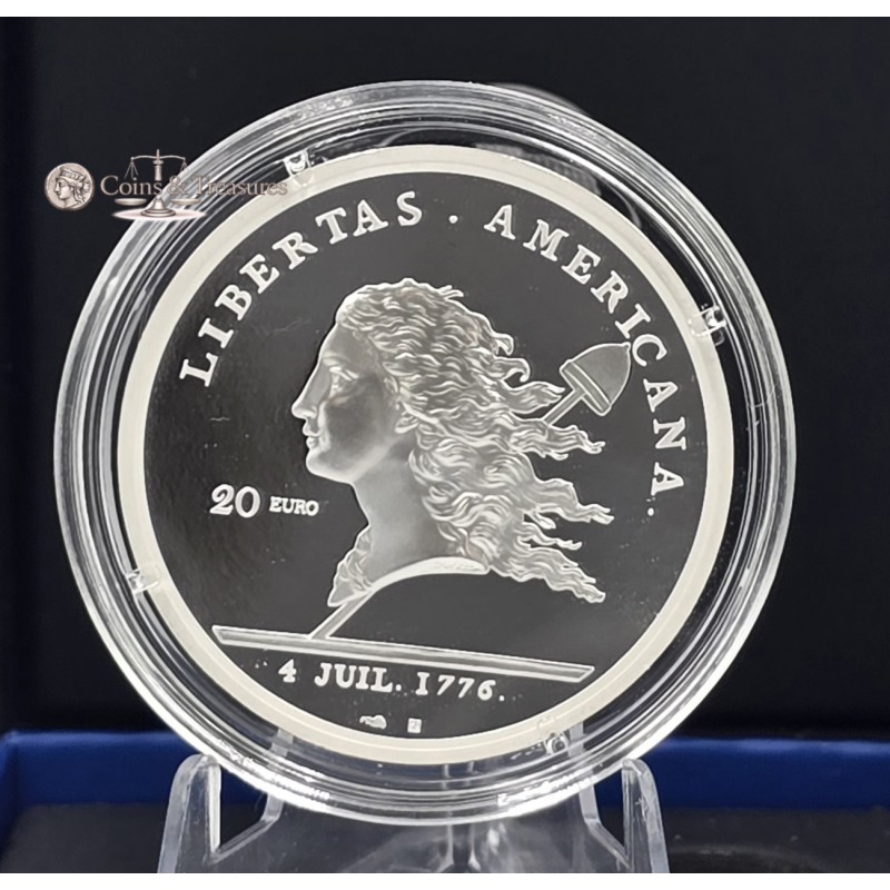 France 2023 Silver Proof 1 oz 999 coin American liberty WORLD COINS