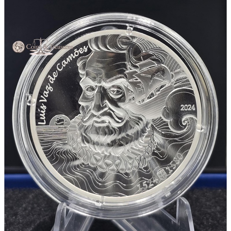 France 2024 Silver Proof coin Luís Vaz de Camões 1oz 999 WORLD COINS