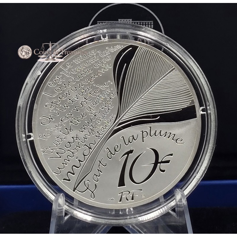 France 2022 Silver Proof coin Moliere 999 WORLD COINS