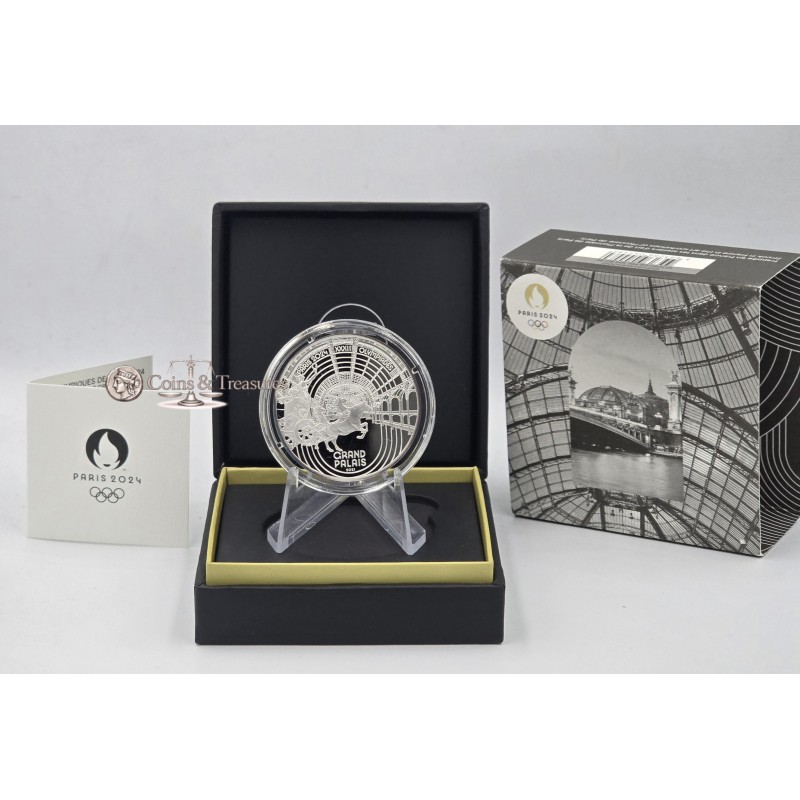 France 2021 Silver Proof coin 999 Grand Palais Palace WORLD COINS