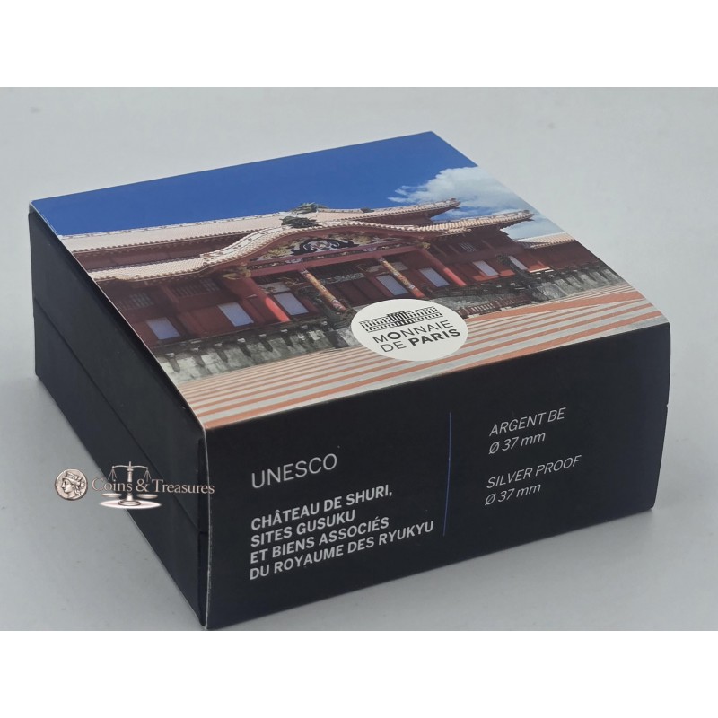 France 2025 Silver Proof coin Unesco SHURI CASTLE 999 WORLD COINS