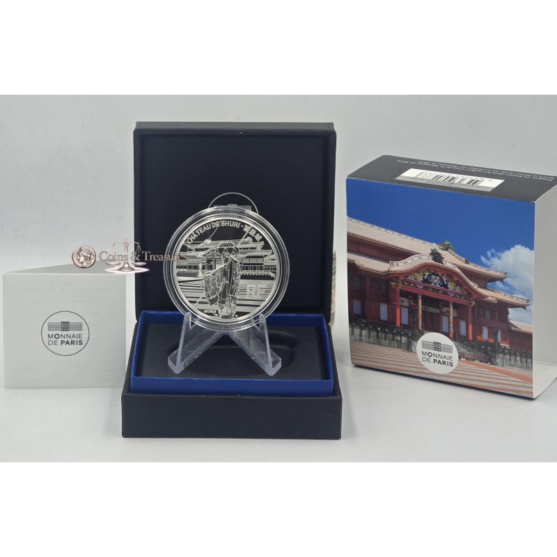 France 2025 Silver Proof coin Unesco SHURI CASTLE 999 WORLD COINS