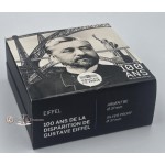 France 2023 Silver Proof coin Gustave Eiffel 999 Tower WORLD COINS