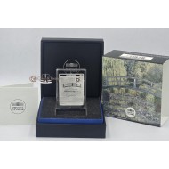 France 2022 Silver Proof coin Claude Monet water lilies