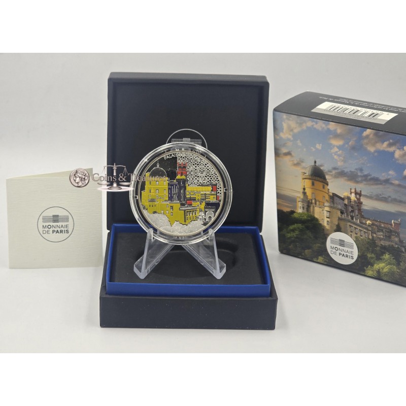 France 2023 Silver Proof coin Unesco palace of sintra 999 WORLD COINS