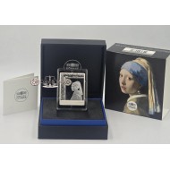 France 2021 Silver Proof coin Vermeer Girl with Pearl