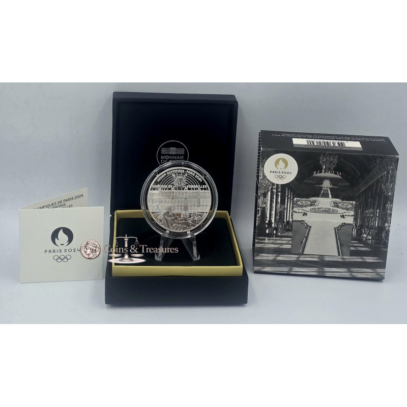 France 2023 Silver Proof coin 999 Chateau de Versailles WORLD COINS