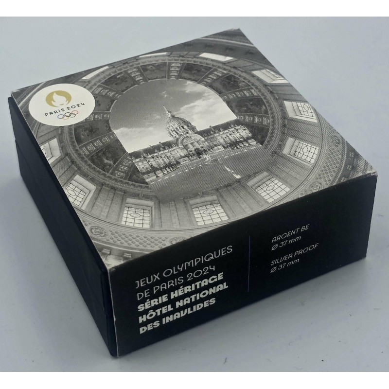 France 2023 Silver Proof coin 999 Hotel National Paris 2024 WORLD COINS