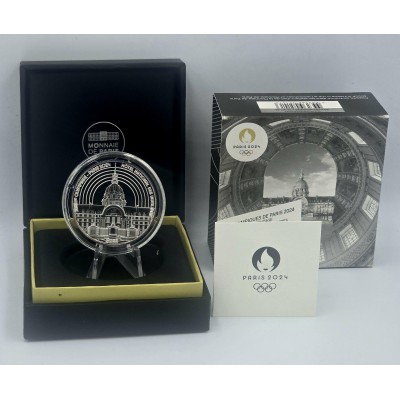 France 2023 Silver Proof coin 999 Hotel National Paris 2024