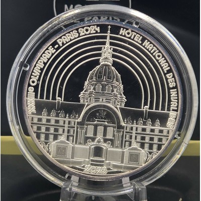 France 2023 Silver Proof coin 999 Hotel National Paris 2024