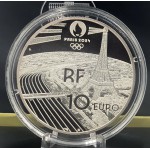 France 2023 Silver Proof coin 999 Hotel National Paris 2024 WORLD COINS