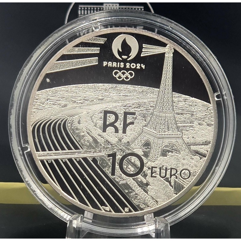 France 2023 Silver Proof coin 999 Hotel National Paris 2024 WORLD COINS